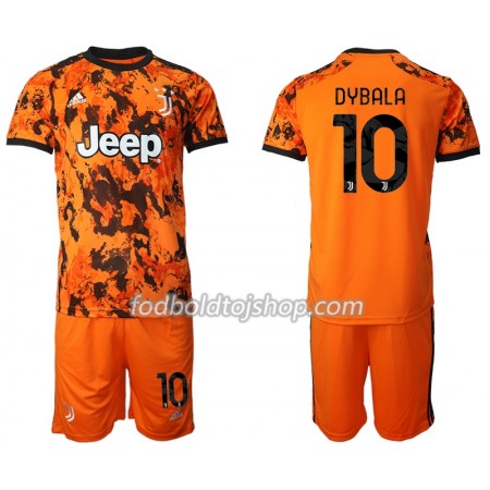 Juventus Paulo Dybala 10 Børn 3. Fodboldsæt 2020-21 S/S (+ Korte bukser)